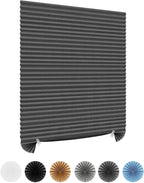 Window Blinds Cordless Blackout No Drill Cut to Size Clip On Stick On Self by Maritown
