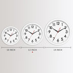 AKCISOT 12 Inch Wall Clock Silent Non Ticking Modern Wall Clocks Battery - Image 4