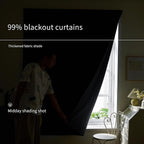 AJAZZ self Adhesive Portable 100% Blackout Curtains Simple and Easy to - Image 4