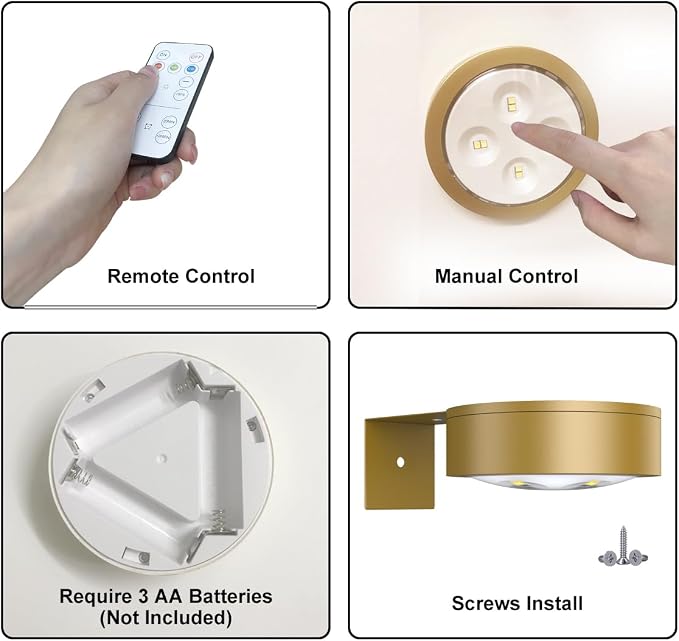 3Pack Picture Light Battery Operated Painting Lights - Image 7