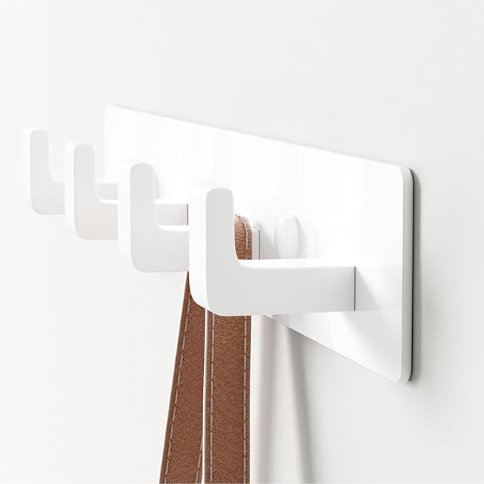 GWAAZXGZ White Coat Rack Wall Mount - Image 5