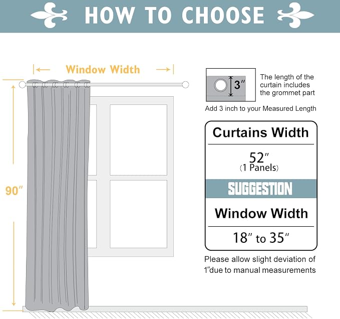 ChrisDowa Blackout Curtains 90 Inches Long - Image 7
