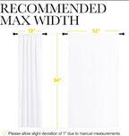 NICETOWN White Bedroom Curtain Panels - Image 7