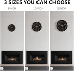 Silent Wall Clocks Battery Operated 8 Inch, Analog Wall Clock - Image 8