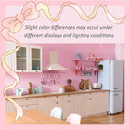 Safiyya 984.2"x17.7" Pink Peel and Stick Wallpaper Solid Color Contact Paper - Image 6