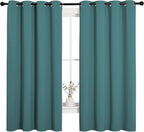 NICETOWN Bedroom Curtain Panels Blackout Draperies, Thermal Insulated Solid - Image 2