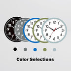 AKCISOT Wall Clock, Modern Small Wall Clocks Battery Operated 8 Inch, Silent - Image 3