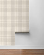 NextWall Lenox Hill Plaid Peel and Stick Wallpaper - Image 6