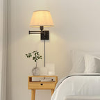 TRLIFE Dimmable Wall Sconce Plug in, Wall Sconces Set of Two Swing Arm Wall - Image 6