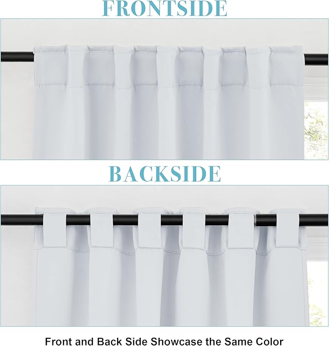 RYB HOME Blackout Curtains for Bedroom, Window Shades Thermal Insulating - Image 6