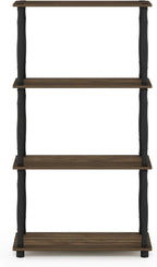 Furinno Turn-N-Tube 4-Tier Multipurpose Shelf Display Rack, Classic Tubes - Image 6