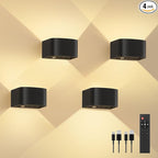 FULEN 4 Pack Motion Sensor Wall Lamp by Cost-effectiveChoice