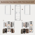 ROOMTEC Modular Closet System, Wooden Tower - Image 7