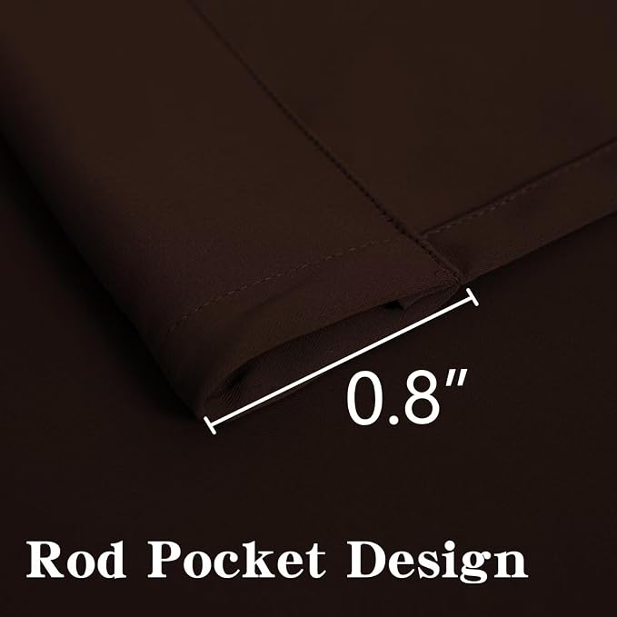 IGEMAEVE Blackout Curtains 96 Inch Length 2 Panels Set, Rod Pocket Energy - Image 3