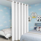 BONZER Room Divider Curtain Screen Partitions Light Reducing Wall Wide Blackout - Image 5