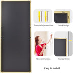 Koonmi 71"x30" Floor Mirror Full Length, Bedroom Floor Body Mirror - Image 5