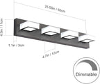 Ralbay Black Vanity Light Dimmable 4 Lights LED Modern Bathroom Vanity Lighting - Image 2