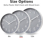 HZDHCLH Wall Clocks Battery Operated, Wall Clock Gray, 10 inch Wall Clock - Image 5