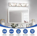 SOLFART Bathroom Vanity Lights Brushed Nickel LED Lighting, LED Bathroom Light - Image 5