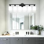 Zarbitta 6-Light Bathroom Light Fixtures, Bathroom Wall Lamp, - Image 6