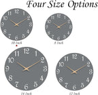Mosewa Wall Clock Silent Non Ticking Decorative - Image 8