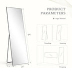 Mirror Full Length, Upgraded Body Wall Mirrors - Image 2