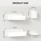 Nieifi Adhesive Wall Shelf, Shower Shelves, Shower Organizer - Image 2