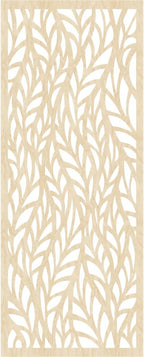 21 3/8"W x 54 3/8"H x 3/8"T Ortonville Decorative Fretwork Wood Wall Panels - Image 2