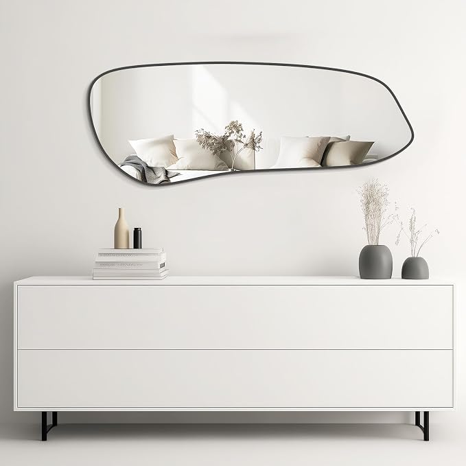 WallBeyond Irregular Wall Mirror, Asymmetrical Mirror Wall Mounted - Image 2