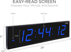 Ivation Oversized Large Digital Wall Clock - Image 2
