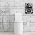 Funny Bathroom Canvas Wall Art Set of 2 - Image 6
