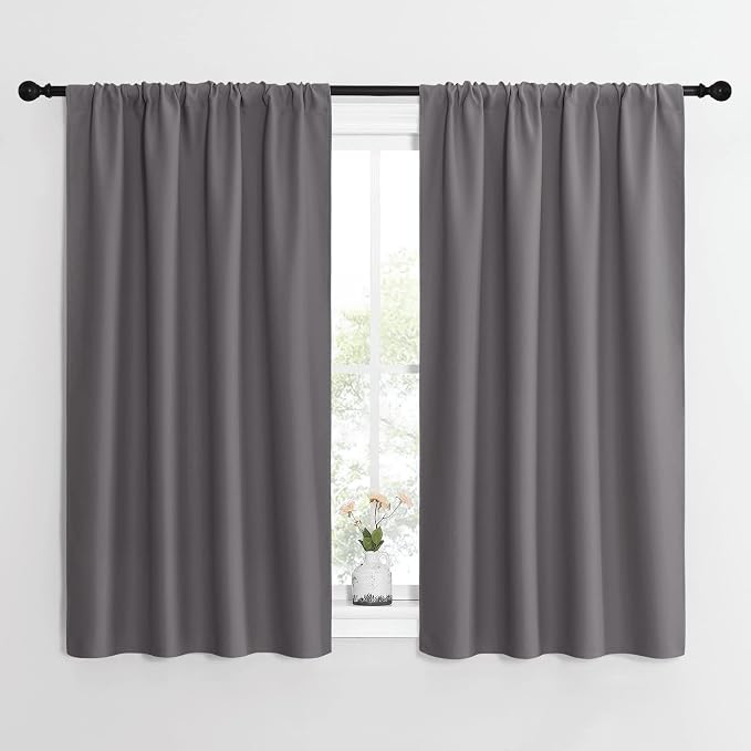 NICETOWN Grey Window Curtains for Bedroom by NICETOWN