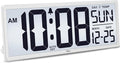 WallarGe Backlight Digital Wall Clock Battery Operated - by WallarGe