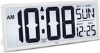 WallarGe Backlight Digital Wall Clock Battery Operated - by WallarGe