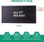 FRAYSCENT Slat Wall Paneling Garage Slat Wall Storage Systems Slatwall Panels - Image 3