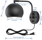 VATONI Wall Sconce with Remote Control, Dimmable Plug in Wall Sconces and - Image 6