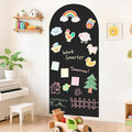 Magnetic Wall Decal for Kids 39.3x17.5 Inches Black Magnetic Wall Decal Arch by OMKSIH