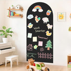 Magnetic Wall Decal for Kids 39.3x17.5 Inches Black Magnetic Wall Decal Arch by OMKSIH