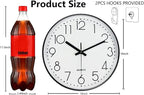 Wall Clock, Silent Wall Clocks Battery Operated 10 Inch Modern Non Ticking - Image 3