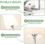 MOKATNG Bathroom Light Fixtures, 3-Light Brushed Nickel Vanity Lights, Bathroom - Image 7