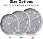 HZDHCLH Wall Clocks Battery Operated, Wall Clock Gray, 14 inch Wall Clock - Image 5