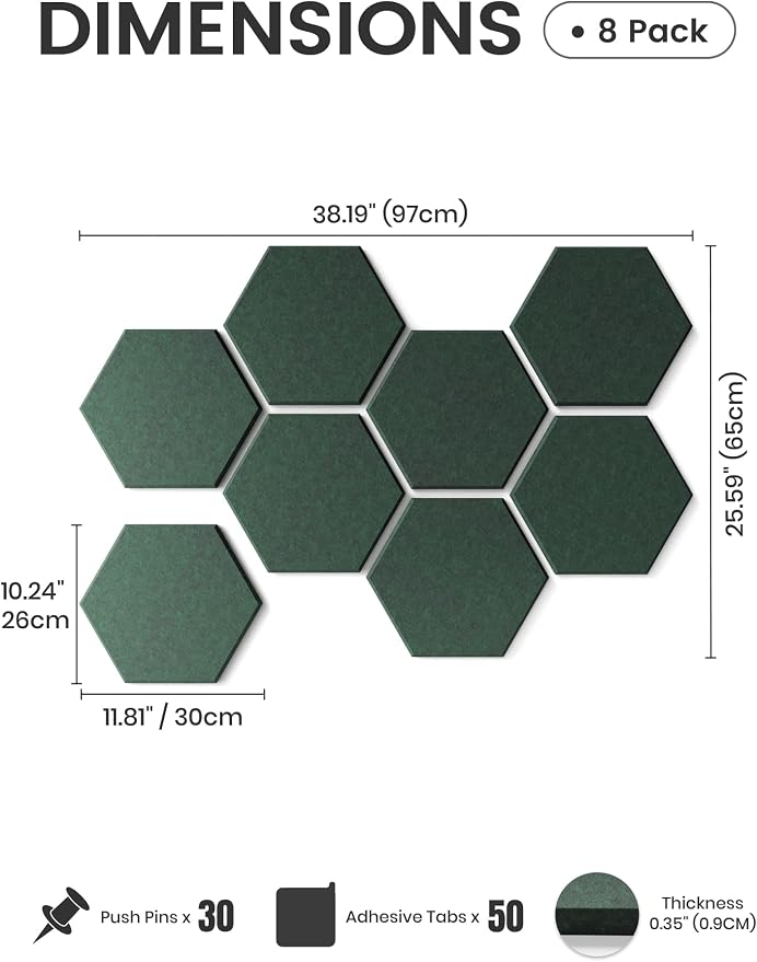 Fluxynara Hexagon Cork Board Alternative - Image 2
