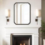 WallBeyond 30" x 40" Rounded Corner Arch Wall Mirror - Image 4