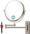 Auxmir 1X/30X Wall Mounted Makeup Mirror, Double-Sided Magnifying Mirror by Auxmir
