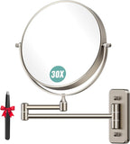 Auxmir 1X/30X Wall Mounted Makeup Mirror, Double-Sided Magnifying Mirror by Auxmir