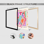 Funky Cute Kids Abstract Wall Art Trendy Bright Colorful Poster 24x36 inch - Image 3