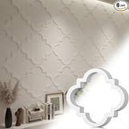 Yalikop 6 Pcs 3D 12inch Wall Panels Premade Wainscoting Kits Large Art by Yalikop