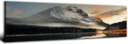 Sunset Mountain Landscape Canvas Wall Art by AREBOLOLLC