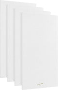 Acoustic Panels, 4 Pack ROOM KIT, Pure White by AudioSilk