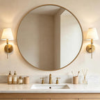 WallBeyond Round Wood Mirror by WallBeyond